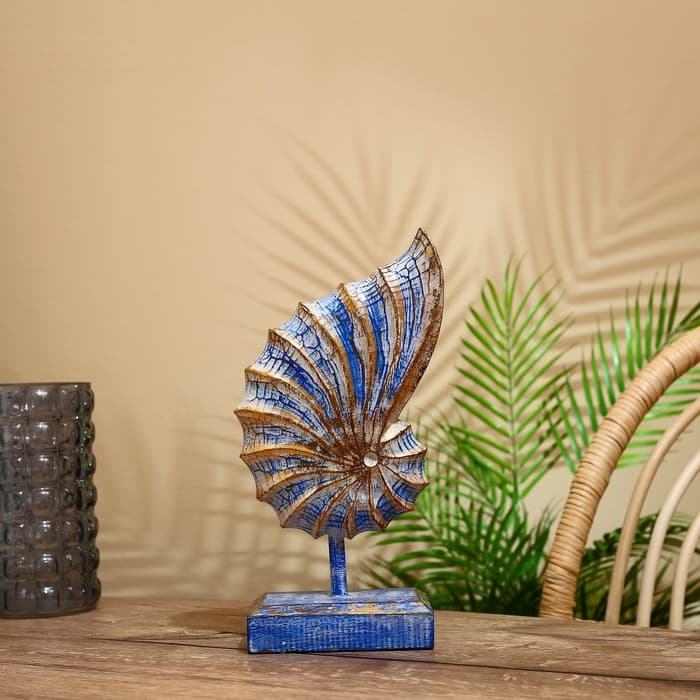 Декор интерьерный «Раковина», 8×14×32 см, албезия