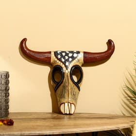Маска «Буйвол», 35×5.5×26 см, албезия