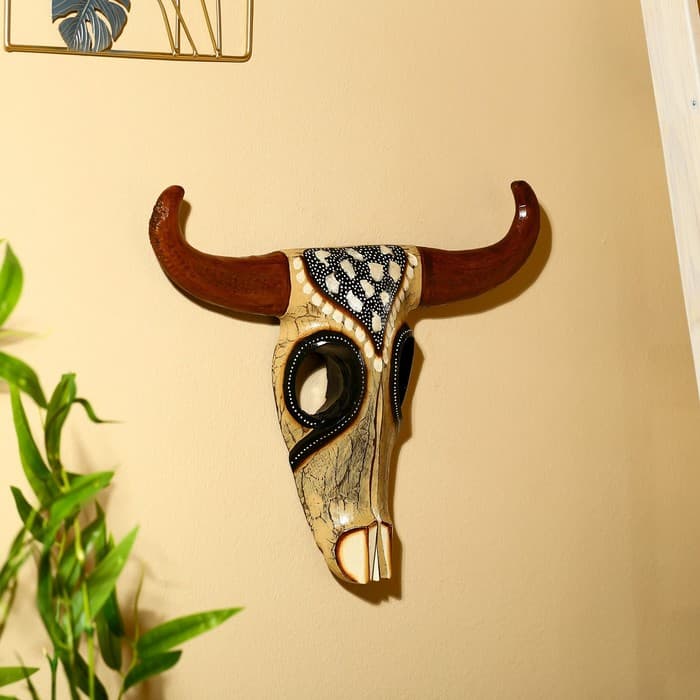 Маска «Буйвол», 35×5.5×26 см, албезия