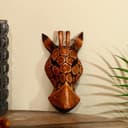 Маска «Жираф», 19×9×4 см, дерево албезия