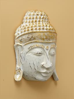 Сувенир «Голова Будды», 30 см, дерево албезия