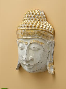 Сувенир «Голова Будды», 30 см, дерево албезия