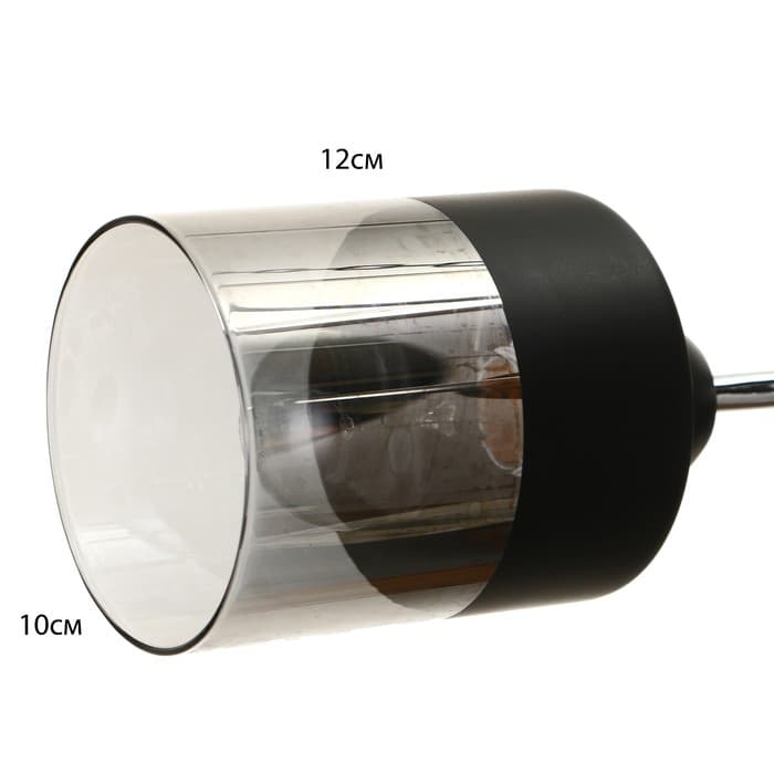 Люстра «Эстель» 5хЕ27 40 Вт чёрно-хромовый 60×60×23 см BayerLux