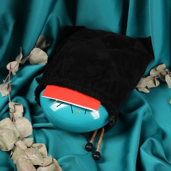 Глюкофон - музыкальный инструмент, морской зелёный, 8 лепестков, 15×9 см