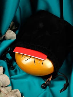 Глюкофон - музыкальный инструмент, желтый, 8 лепестков, 15×9 см