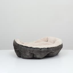 Лежанка-трансформер, 60×50×15 см, велюр, искусственный мех, цвет МИКС