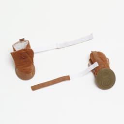 Ботинки для животных «Элеганс», набор 4 шт., размер 2 (подошва 4.5×3.7 см) коричневые