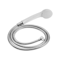 Душевая лейка со шлангом, гайки и втулка пластик, крепеж в комплекте.