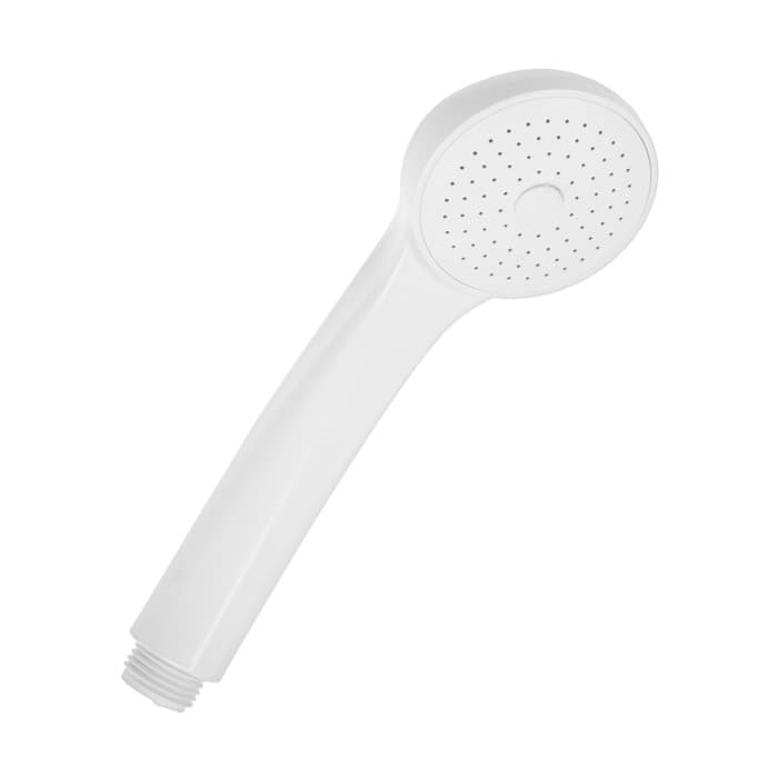 Душевая лейка со шлангом, гайки пластик, держатель, крепеж в комплекте.