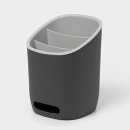 Подставка для столовых приборов IDEA «ИЗЛИ», 25×14.5×19 см, пластик, графитовая