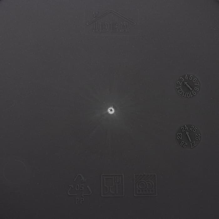 Подставка для столовых приборов IDEA «ИЗЛИ», 25×14.5×19 см, пластик, графитовая