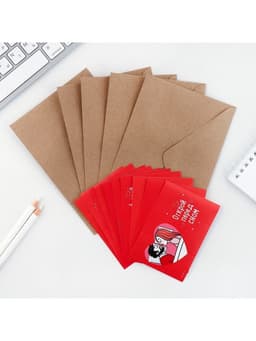 Конверты с наклейками, набор «Открой, когда...», 10 шт., 16×11.5 см