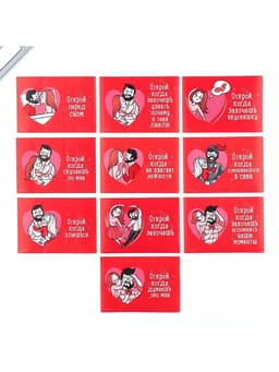 Конверты с наклейками, набор «Открой, когда...», 10 шт., 16×11.5 см