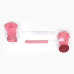 Ботинки для животных «Элеганс», набор 4 шт., размер 1 (подошва 4×3.2 см) розовые