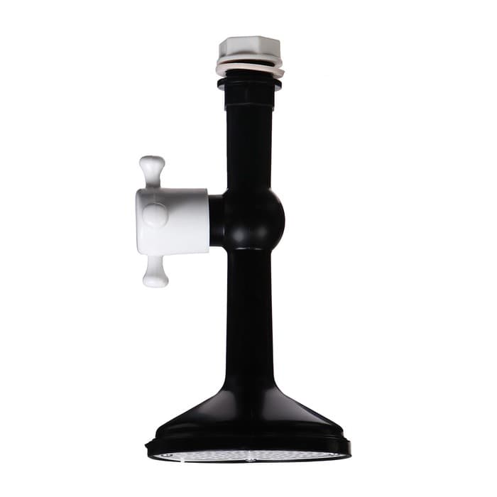 Насадка - лейка для бака, пластиковая, чёрная