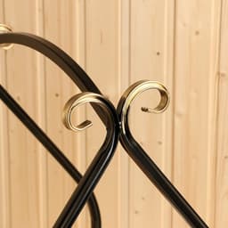 Дровница «Корзинка», 54×41×46 см, металл, чёрная