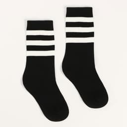 Гольфы детские, чёрные, размер 14-16