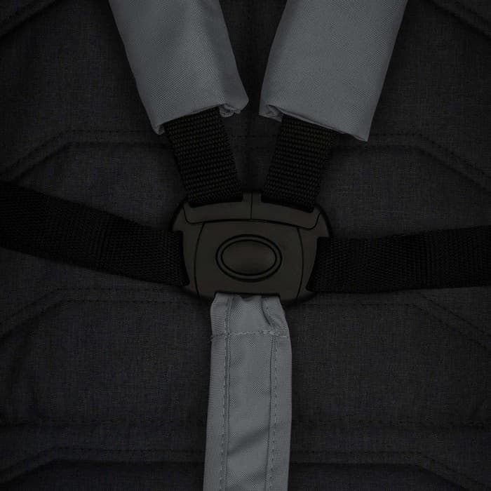 Коляска прогулочная детская Indigo PUNTO, складывается в трость, серая