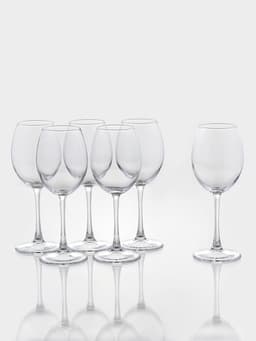 Бокалы для вина Paşabahçe Enoteca, 440 мл, набор 6 шт., стекло, прозрачные
