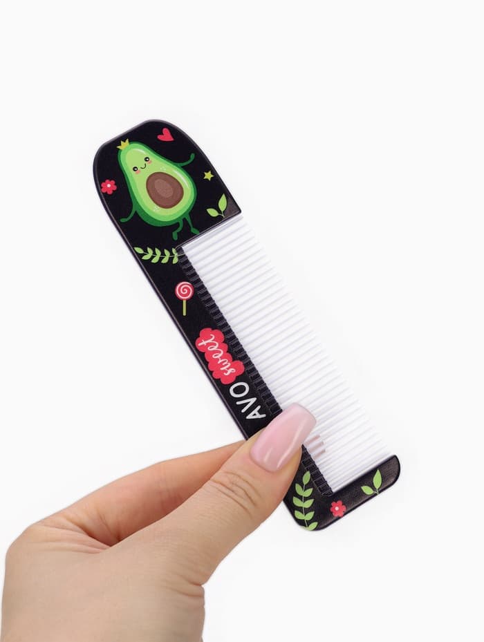 Подарочный набор «Авокадо», зеркало, расчёска