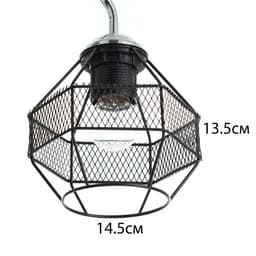 Люстра «Сеть» 5×60 Вт Е27 хром/черный 76×76×30 см