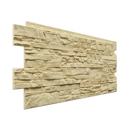 Панель фасадная DÖCKE STANDARD «АЛТАЙ», 1098×400 мм, цвет кремовый