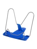 Подставка для книг Calligrata «ПРЕСТИЖ», с пластмассовым упором, европодвес, синяя