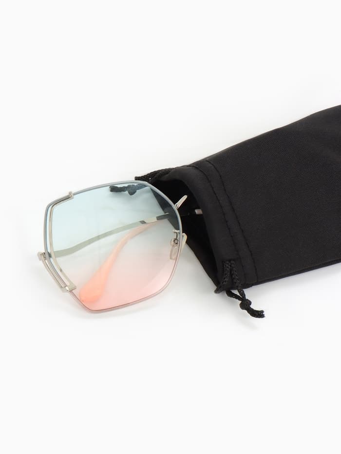 Чехол для очков на затяжке, плотность 110 г/м², размер 8.7×0.5×17.5 см, чёрный