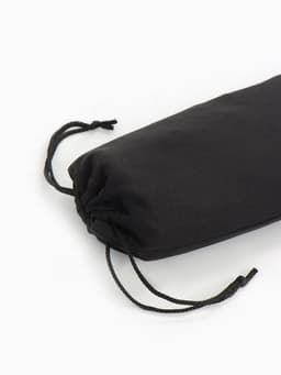 Чехол для очков на затяжке, плотность 110 г/м², размер 8.7×0.5×17.5 см, чёрный