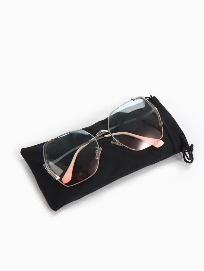 Чехол для очков на затяжке, плотность 230 г/м², размер 9.2×0.5×17.5 см, чёрный