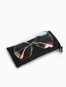 Чехол для очков на затяжке, плотность 230 г/м², размер 9.2×0.5×17.5 см, чёрный