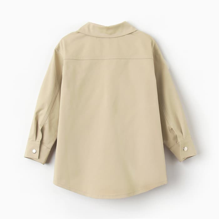 Рубашка джинсовая детская KAFTAN, бежевая, размер 30 (98-104 см)