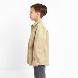 Рубашка джинсовая детская KAFTAN, бежевая, размер 32 (110-116 см)