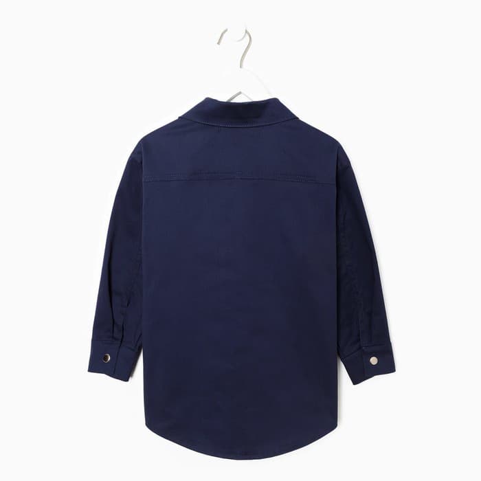 Рубашка джинсовая для мальчика KAFTAN, синяя, размер 28 (86-92 см)