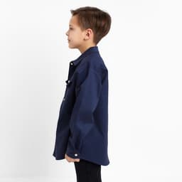 Рубашка джинсовая для мальчика KAFTAN, синяя, размер 30 (98-104 см)