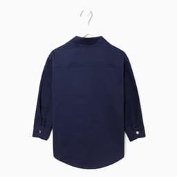 Рубашка джинсовая для мальчика KAFTAN, синяя, размер 34 (122-128 см)