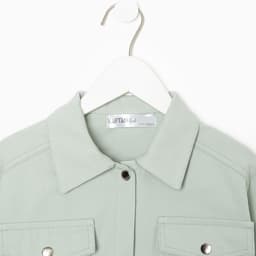 Рубашка джинсовая детская KAFTAN, зелёная, размер 28 (86-92 см)