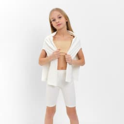 Топ для девочки MINAKU: Casual Collection, бежевый, рост 152 см