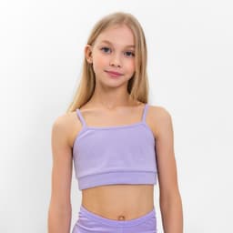 Топ для девочки MINAKU: Casual Collection, лавандовый, рост 158 см