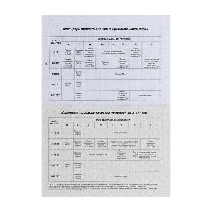 Прививочный сертификат