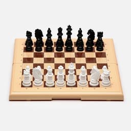 Настольные игры 3 в 1 Десятое Королевство, шашки, шахматы, нарды, поле 32×32 см, пластик