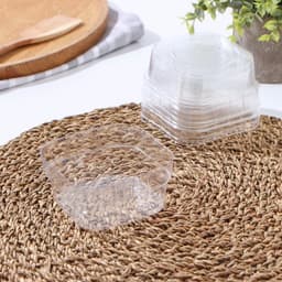 Контейнеры одноразовые Не ЗАБЫЛИ!, крышка, набор 10 шт., ПВХ, 9.5×4.5 см, прозрачные