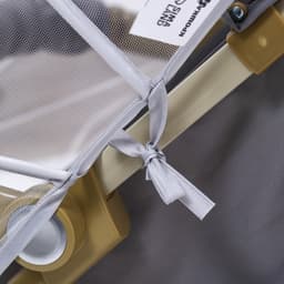 Москитная сетка с планкой, белая, окантовка серая