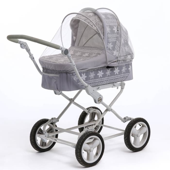 Москитная сетка с планкой, белая, окантовка серая