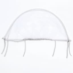 Москитная сетка с планкой, белая, окантовка серая