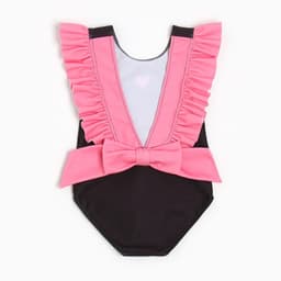 Купальник детский слитный «Крошка Я. Бант», рост 86-92 см, чёрный