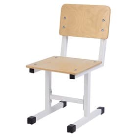 Стул школьный Polini kids City S «Ученик», 2 группа, цвет белый/дуб пастельный