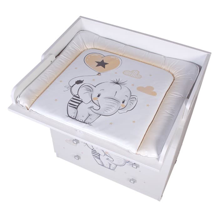 Комод Фея 1580 «Слоник», цвет белый