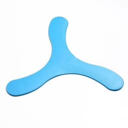 Бумеранг трехлопастной, 23×23 см, пластик, голубой