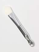 Кисть для масок SILVER, с лопаткой, 14(±1) см, серебристая, белая